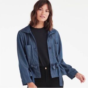 Vetta Capsule Utility Jacket in Chambray